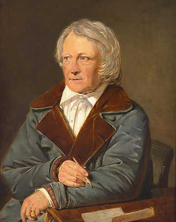 伯特尔·桑瓦尔森肖像`Portræt af Bertel Thorvaldsen (1839) by C.A. Jensen