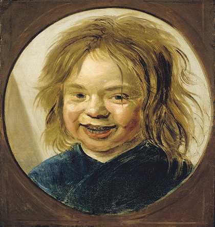 笑小子`Laughing Boy (17th Century) by After Frans Hals