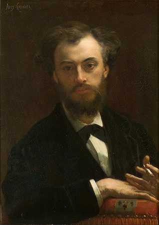 皮埃尔·卡巴内尔肖像`Portrait de Pierre Cabanel (1883) by Alexandre Cabanel