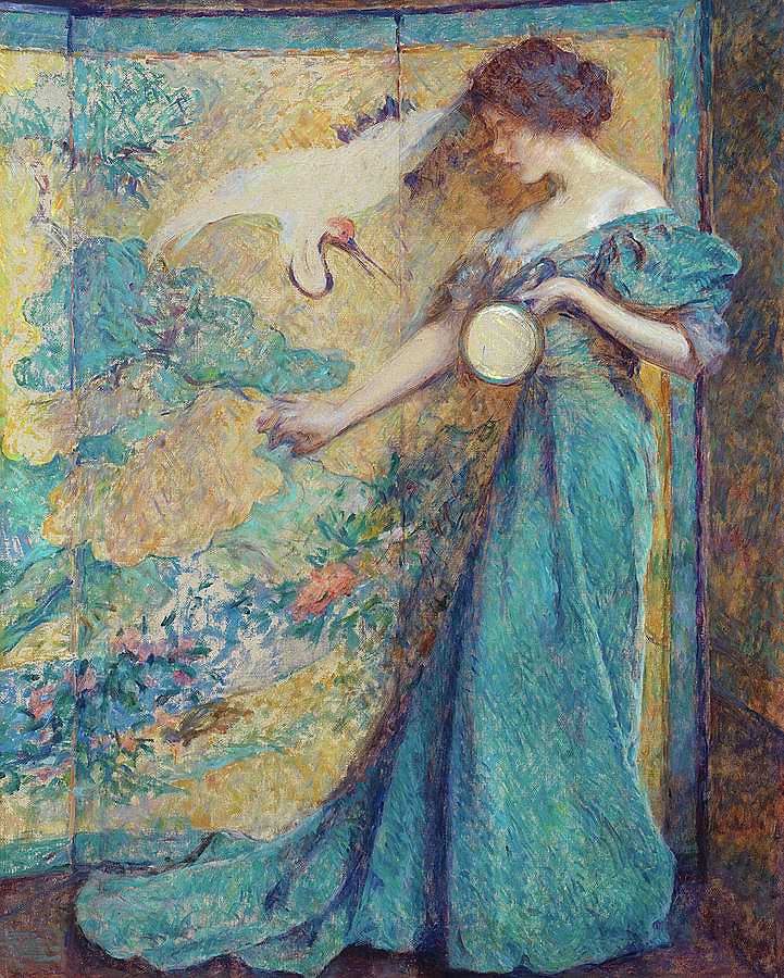 《镜报》，1910年`The Mirror, 1910 by Robert Reid