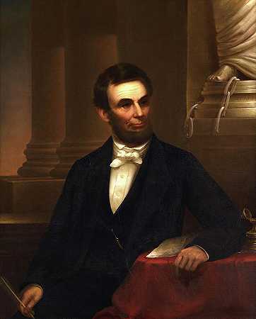亚伯拉罕·林肯，1863年`Abraham Lincoln, 1863 by Edward Dalton Marchant