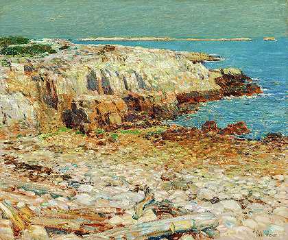 东北岬，1901年`A North East Headland, 1901 by Childe Hassam