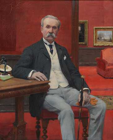亨利·瓦斯尼尔`Henry Vasnier (1895) by Joseph-Paul Meslé