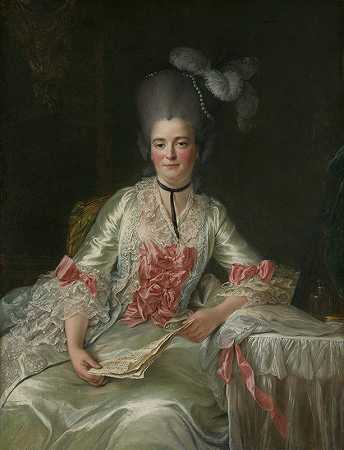 玛丽·林托，被称为维瑞尔小姐`Marie Rinteau, called Mademoiselle de Verrières (1761) by François-Hubert Drouais