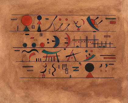 字符串`Character Strings by Wassily Kandinsky