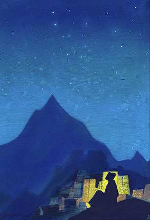星夜`Starry Night by Nicholas Roerich