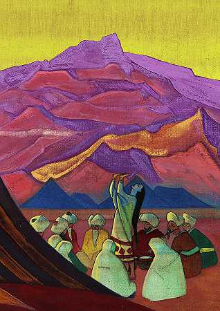 哦，未来，弥赛亚`Oh, Future, Messiah by Nicholas Roerich