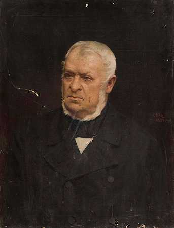 亚历山大·维洛波尔斯基肖像`Portrait of Aleksander Wielopolski (1884) by Karol Miller