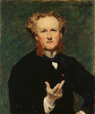 肖像d艾蒂安·哈罗`Portrait dEtienne Haro (1873) by Carolus-Duran