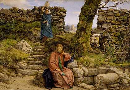 撒马利亚的女人`The Woman Of Samaria (1860) by William Dyce