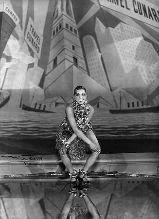 约瑟芬·贝克，1926年`Josephine Baker, 1926 by Stanislaus Julian Walery