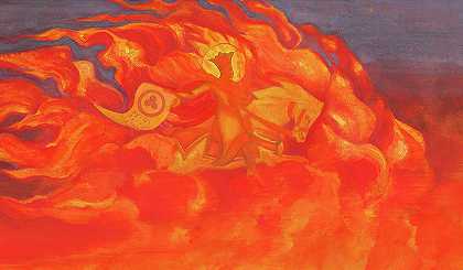 全能者的智慧，索菲亚`The Wisdom of the Almighty, Sophia by Nicholas Roerich