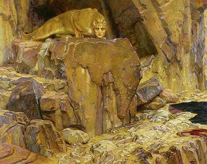 斯芬克斯，1907年`The Sphinx, 1907 by Georg von Rosen