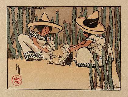 不情愿的舞者`The Unwilling Dancers (1912) by Helen Hyde