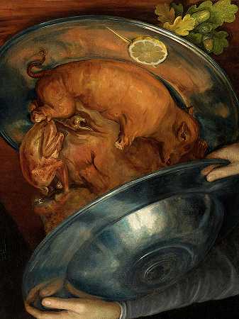 厨师，约1570年`The Cook, c. 1570 by Giuseppe Arcimboldo
