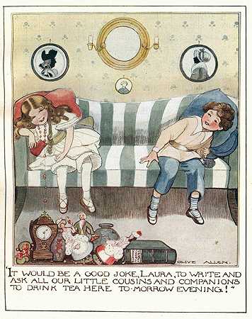 这将是一个很好的笑话，劳拉。。。。`It would be a good joke, laura…. (1909) by Olive Allen