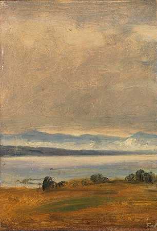 景观研究`Landscape study (1833) by Thomas Fearnley