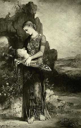 俄耳甫斯，1865年`Orpheus, 1865 by Gustave Moreau
