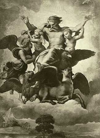以西结异象，1518年`Vision of Ezekiel, 1518 by Raphael