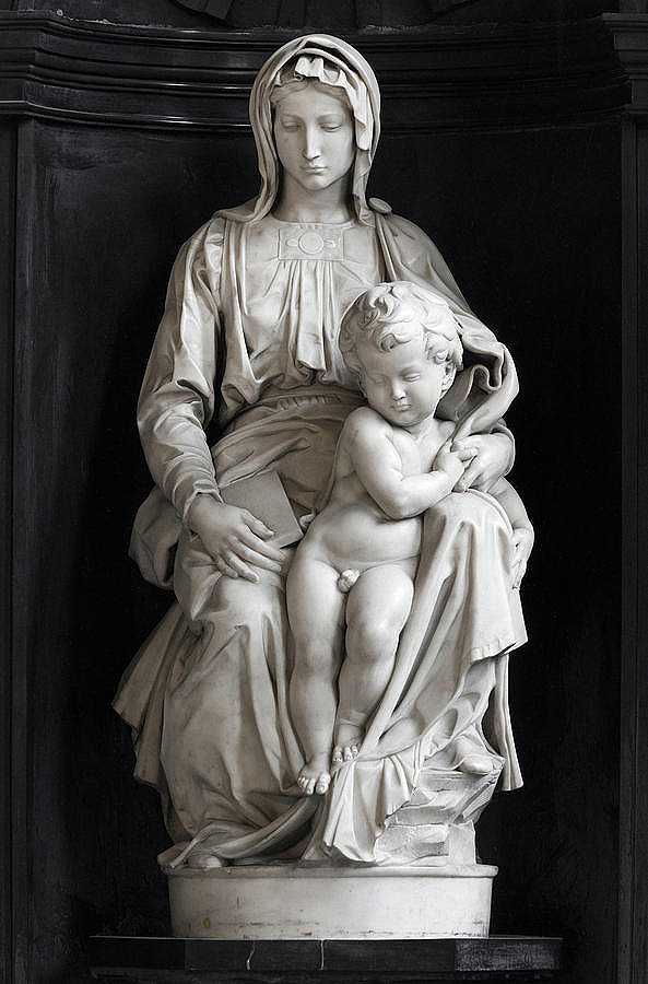 布鲁日的麦当娜`Madonna of Bruges by Michelangelo Buonarroti