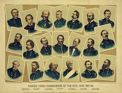 著名的内战联盟指挥官`Famous Union Commanders of the Civil War by American History