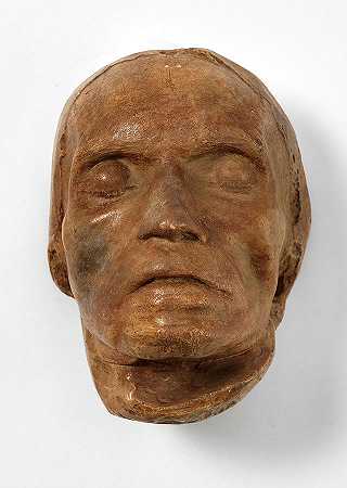 路德维希·范·贝多芬的死亡面具`Death mask of Ludwig van Beethoven by Josef Danhauser