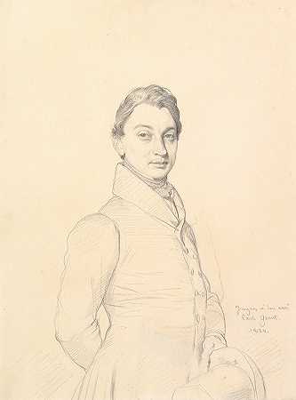 律师保罗·格兰德`The Lawyer Paul Grand (1834) by Jean Auguste Dominique Ingres