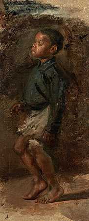 男孩在上舞蹈课`The Boy, Dancing Lesson by Thomas Eakins