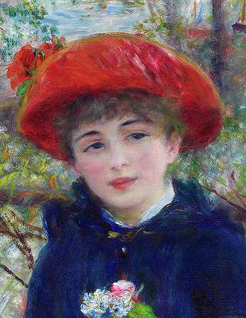 在露台上`On the Terrace by Pierre-Auguste Renoir