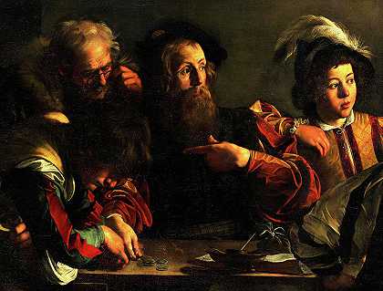 圣马修`Saint Matthew by Caravaggio