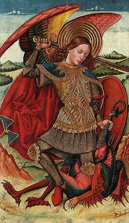 大天使圣迈克尔`Saint Michael the Archangel by Juan de la Abadia