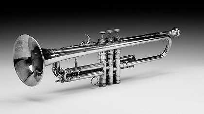路易斯·阿姆斯特朗拥有的黄铜喇叭`Brass Trumpet owned by Louis Armstrong by Henri Selmer Paris