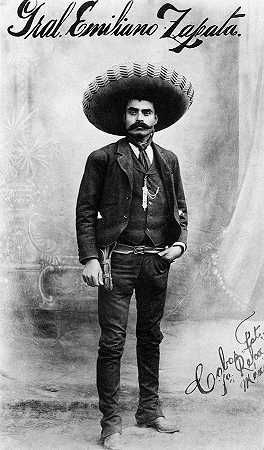 埃米利亚诺·萨帕塔，1918年`Emiliano Zapata, 1918 by American Photo