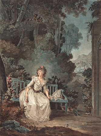 妮娜，奥拉福尔，阿莫尔（妮娜，或被爱情折磨的女人）`Nina, Ou La Folle Par Amour (Nina, Or The Woman Maddened By Love) (1787) by Jean François Janinet
