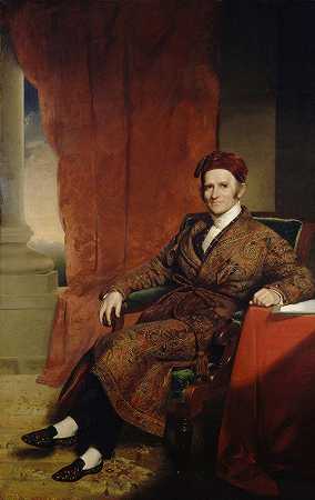 阿莫斯·劳伦斯`Amos Lawrence (c. 1845) by Chester Harding