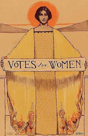 1913年妇女投票`Votes for Women, 1913 by Bertha Margaret Boye