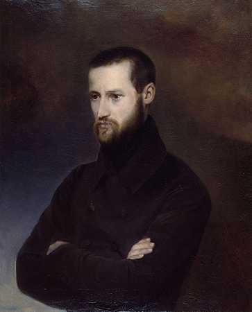 肖像奥古斯特·布兰基（1805-1881），政治家`Portrait dAuguste Blanqui (1805~1881), homme politique (1835) by Amélie-Suzanne Serre