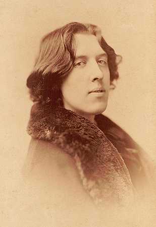 奥斯卡·王尔德，爱尔兰诗人`Oscar Wilde, Irish poet by Napoleon Sarony
