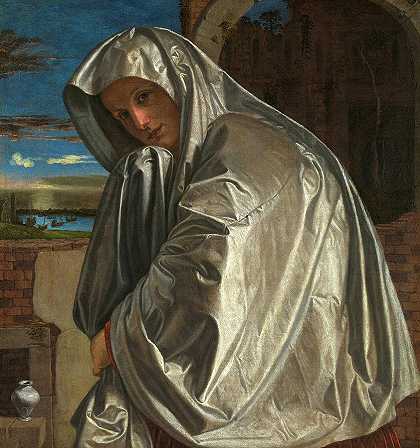玛丽·抹大拉，1535-1540年`Mary Magdalene, 1535-1540 by Giovanni Girolamo Savoldo