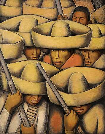萨帕塔`Zapatistas by Alfredo Ramos Martinez
