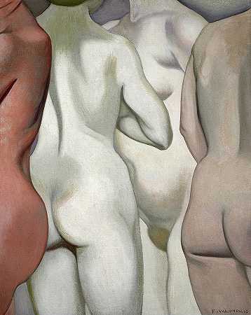 四个躯干`Four torsos by Felix Vallotton
