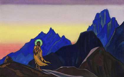 巴关，1943年`Bhagavan, 1943 by Nicholas Roerich
