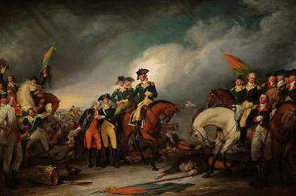 1776年12月26日在特伦顿捕获黑森人`The Capture of the Hessians at Trenton, December 26, 1776 by John Trumbull