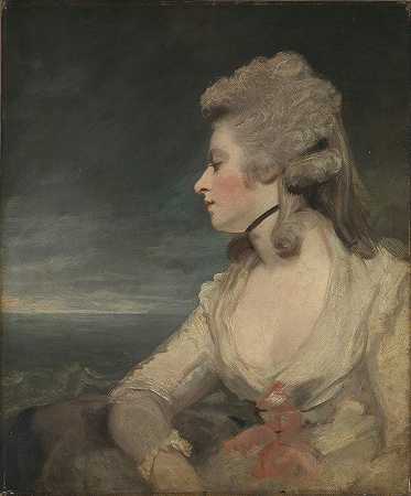 玛丽·罗宾逊夫人`Mrs Mary Robinson (1783 ~ 1784) by Sir Joshua Reynolds