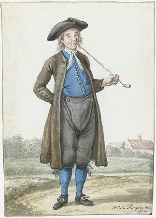 乳清瘤胃人`Molkwerumse man (1775) by Paulus Constantijn la Fargue