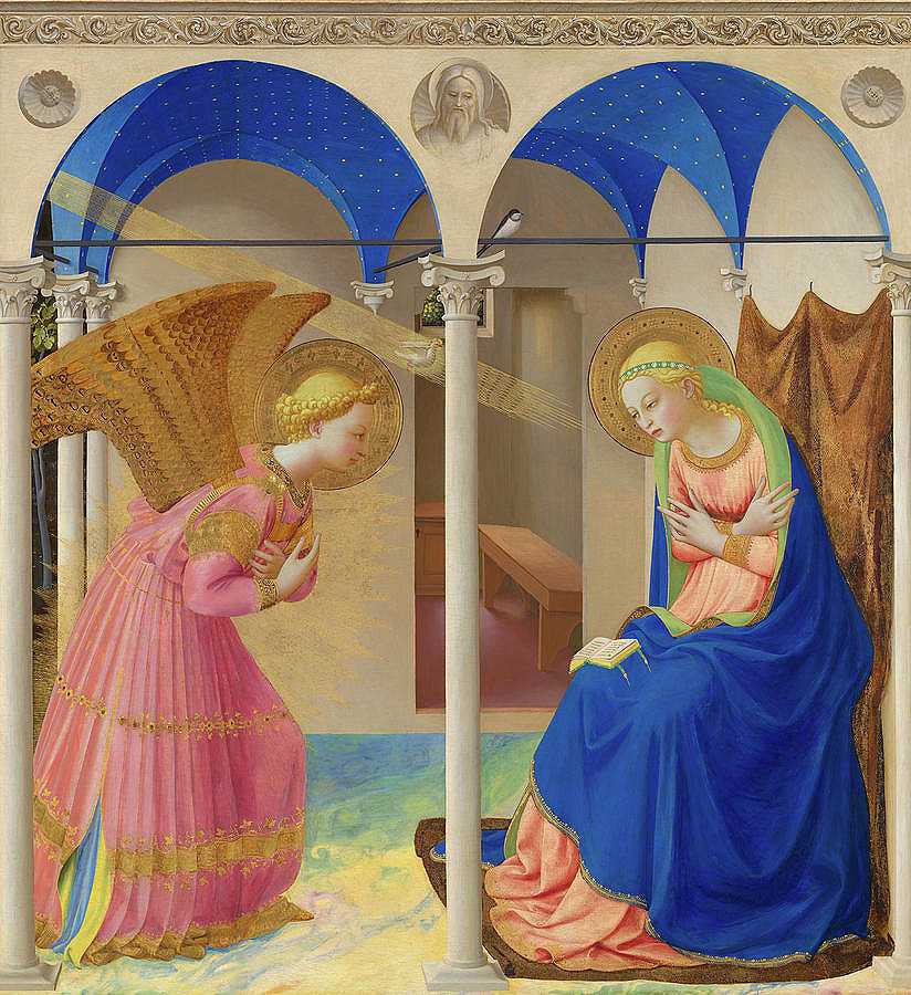 1426年的《公告》`Annunciation, 1426 by Fra Angelico