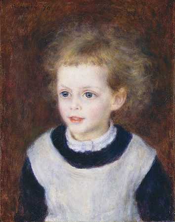 玛格丽特·塞雷塞（玛格丽特）贝拉德（1874-1956）`Marguerite Thérèse (Margot) Berard (1874–1956) (1879) by Pierre-Auguste Renoir