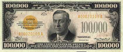 10万美元`100,000 Dollars by American History