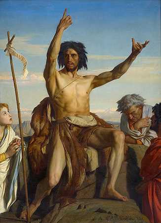 圣让巴蒂斯特`Saint Jean~Baptiste (1849) by Alexandre Cabanel