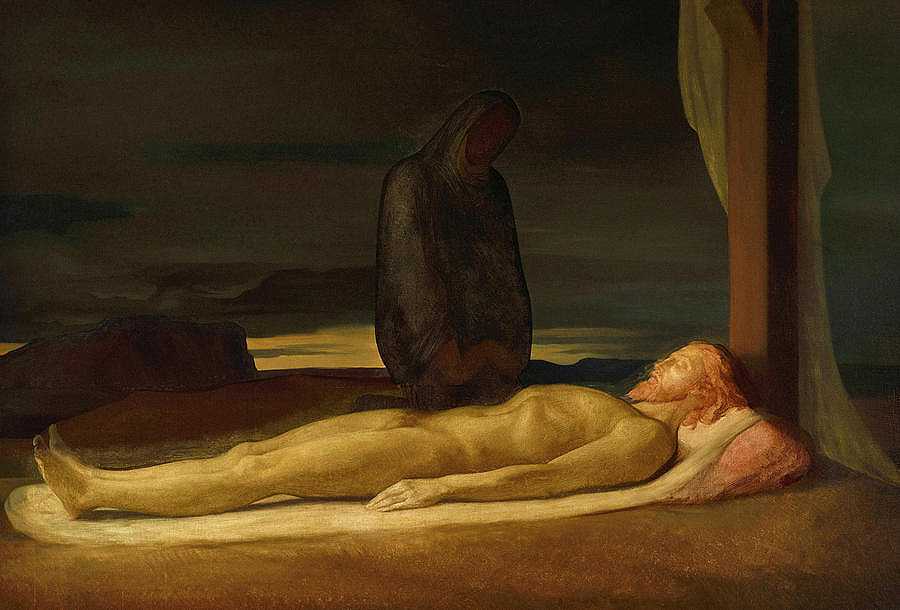 皮埃塔`Pieta by Hippolyte Flandrin